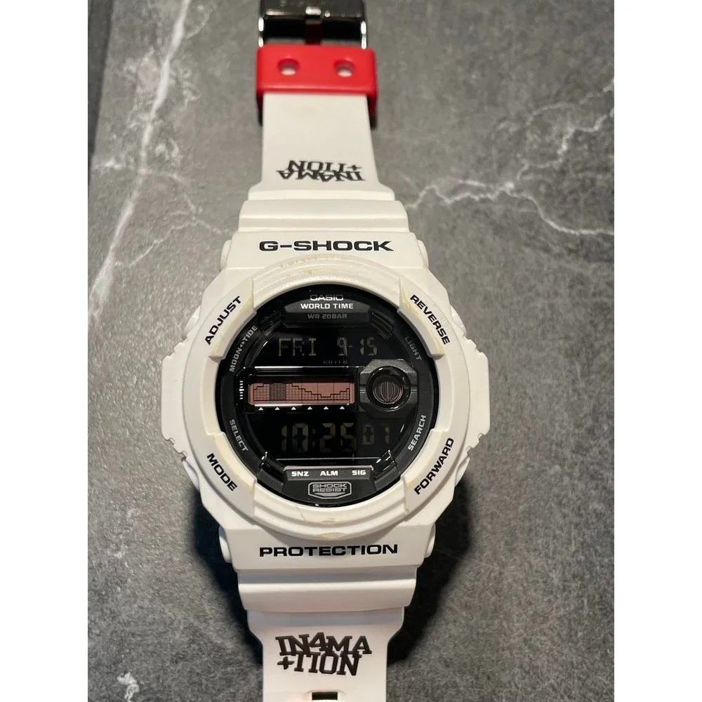 Rare Limited White G-Shock G -Lide IN4MATION COLLAB Model GLX-150X